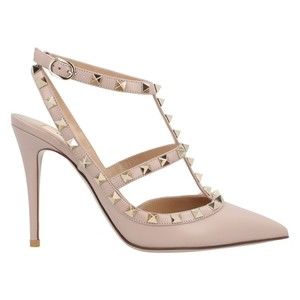 Valentino Rockstud Pointed Toe Caged Pumps - NWT